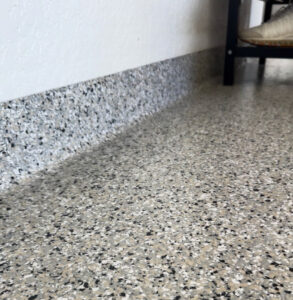 Epoxy Flake Floor Epoxy Base Board Cove Base