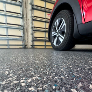 Blizzard Flake Epoxy Garage Floor