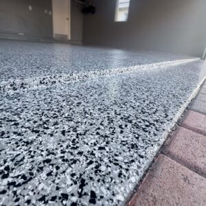 Domino Epoxy Flake Garage Floor